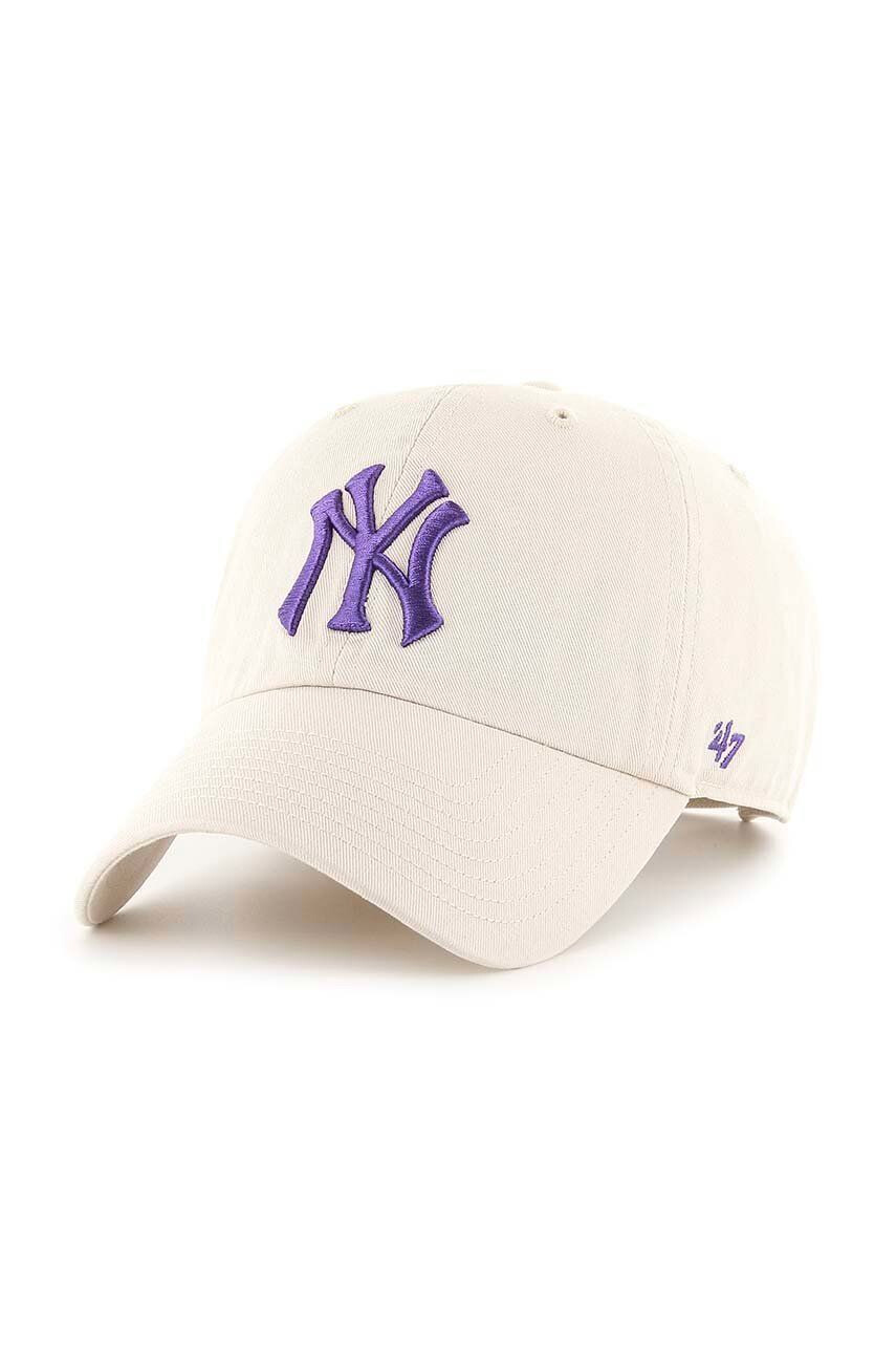 47brand Βαμβακερό καπέλο του μπέιζμπολ Mlb New York Yankees - Pepit.gr