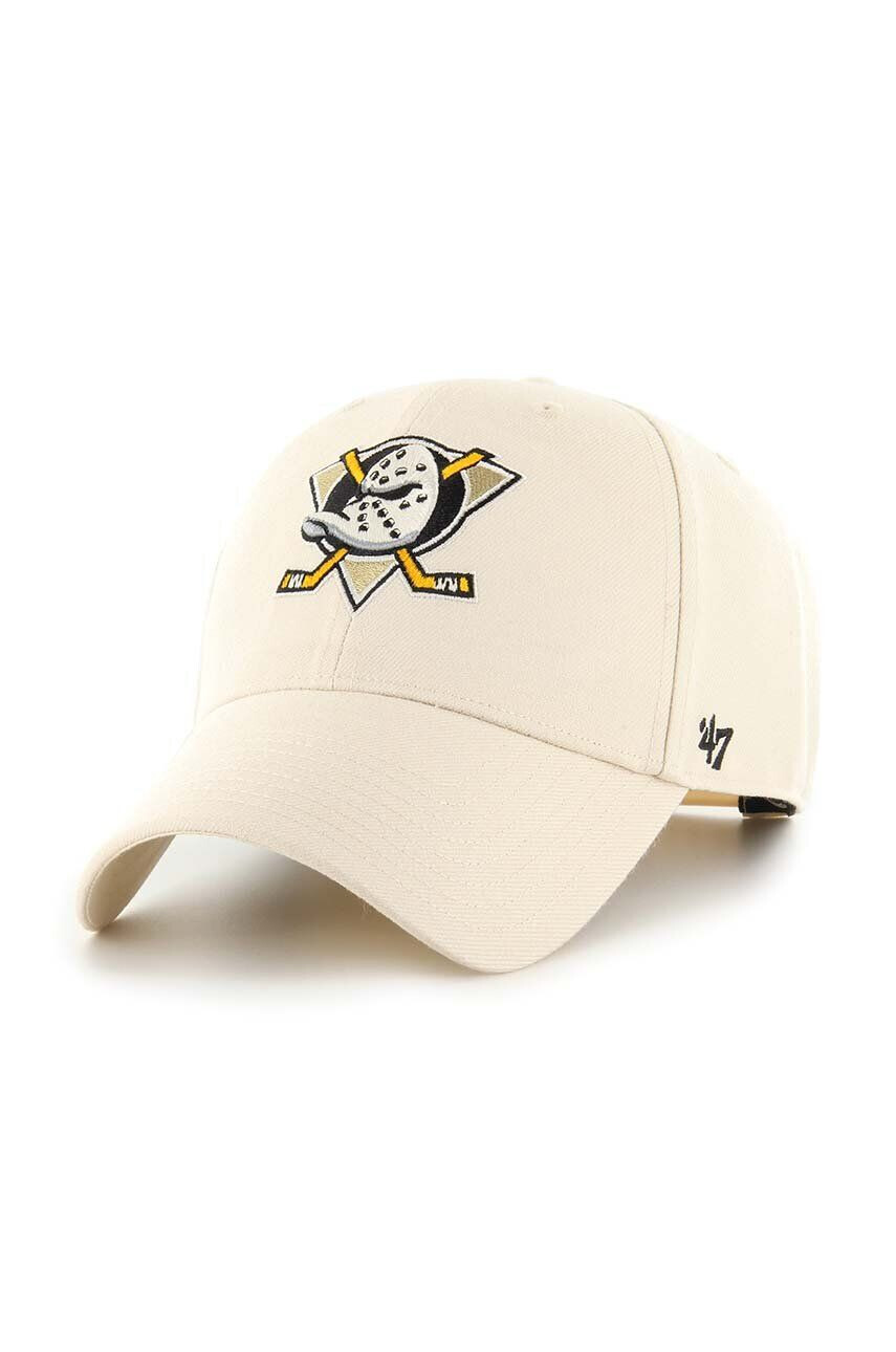 47brand Καπάκι με μείγμα μαλλί NHL Anaheim Ducks - Pepit.gr