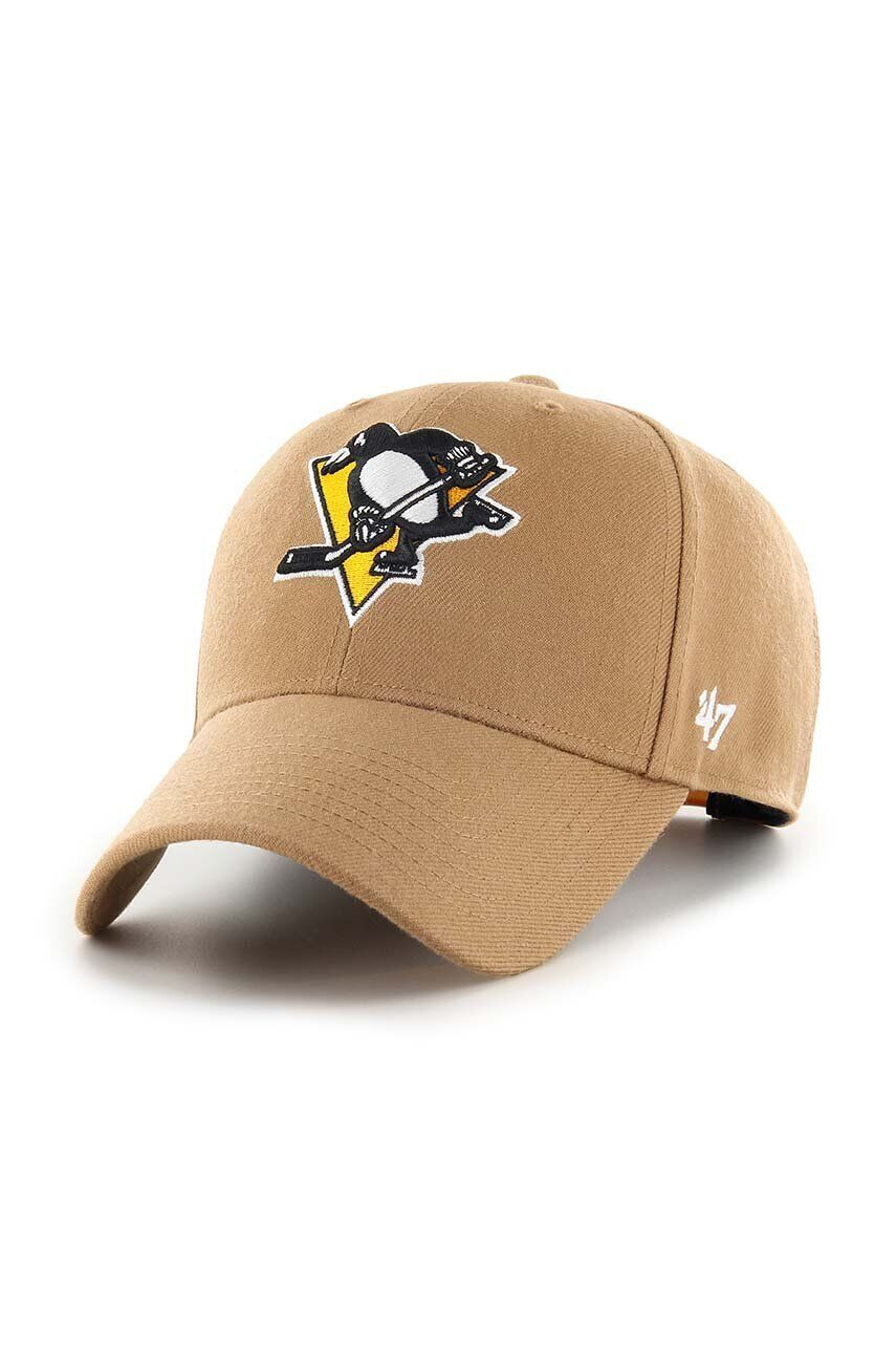 47brand Καπάκι με μείγμα μαλλί NHL Pittsburgh Penguins - Pepit.gr