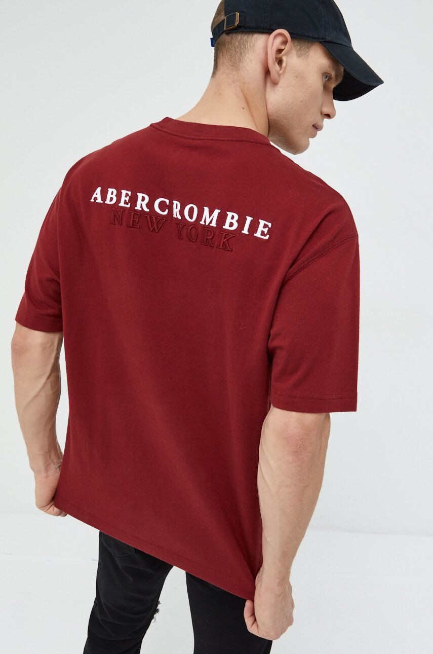 Abercrombie & Fitch Βαμβακερό μπλουζάκι - Pepit.gr