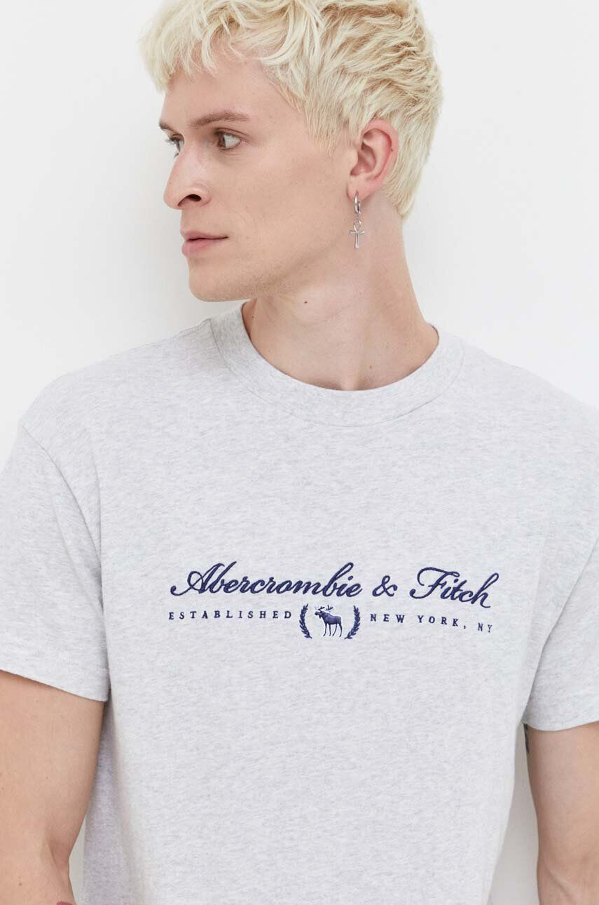 Abercrombie & Fitch Βαμβακερό μπλουζάκι - Pepit.gr