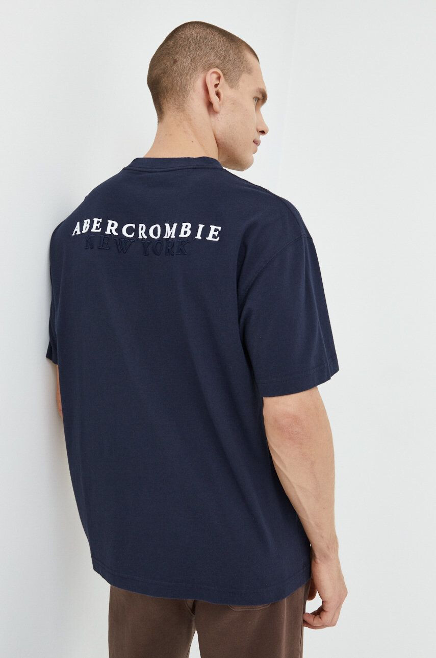 Abercrombie & Fitch Βαμβακερό μπλουζάκι - Pepit.gr