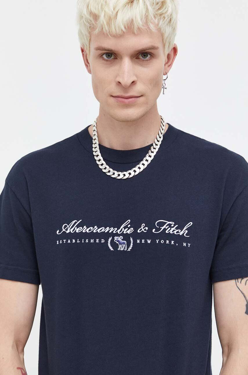 Abercrombie & Fitch Βαμβακερό μπλουζάκι - Pepit.gr