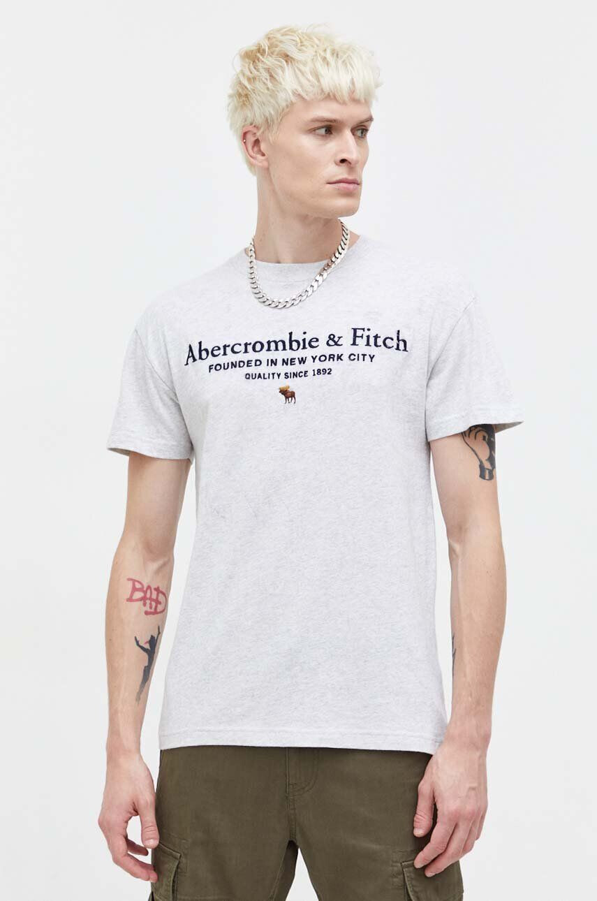 Abercrombie & Fitch Βαμβακερό μπλουζάκι - Pepit.gr