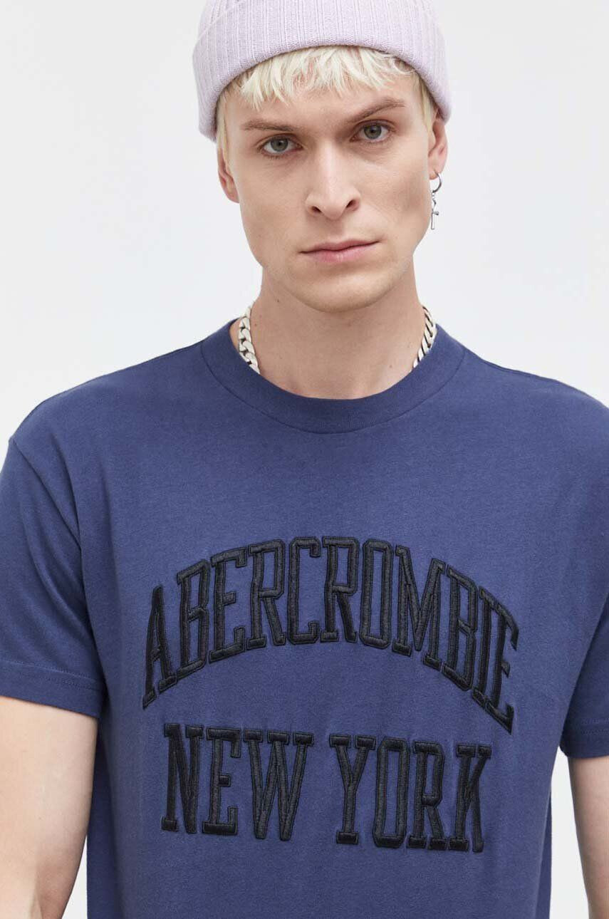 Abercrombie & Fitch Βαμβακερό μπλουζάκι - Pepit.gr