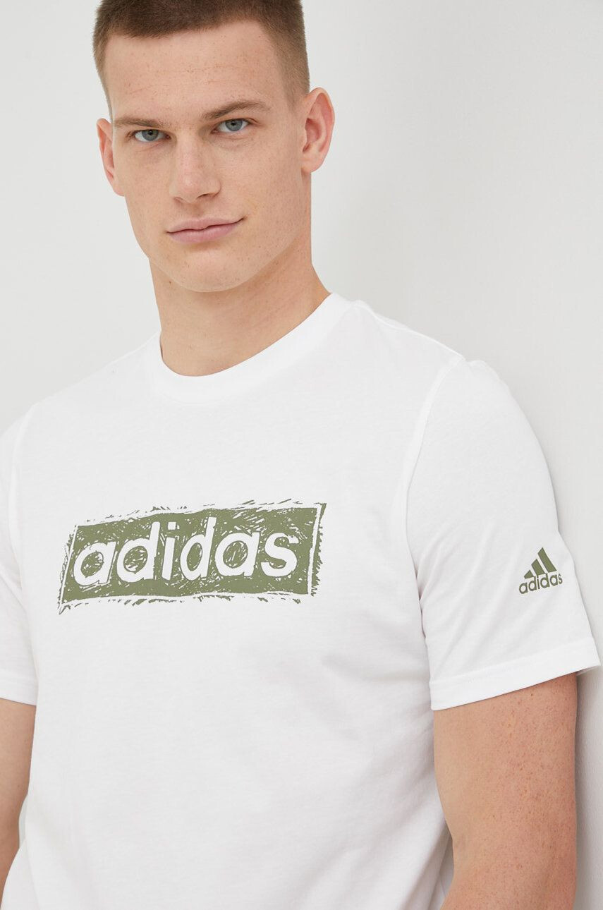 adidas Βαμβακερό μπλουζάκι - Pepit.gr