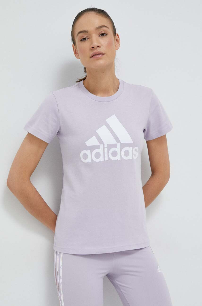 adidas Βαμβακερό μπλουζάκι - Pepit.gr