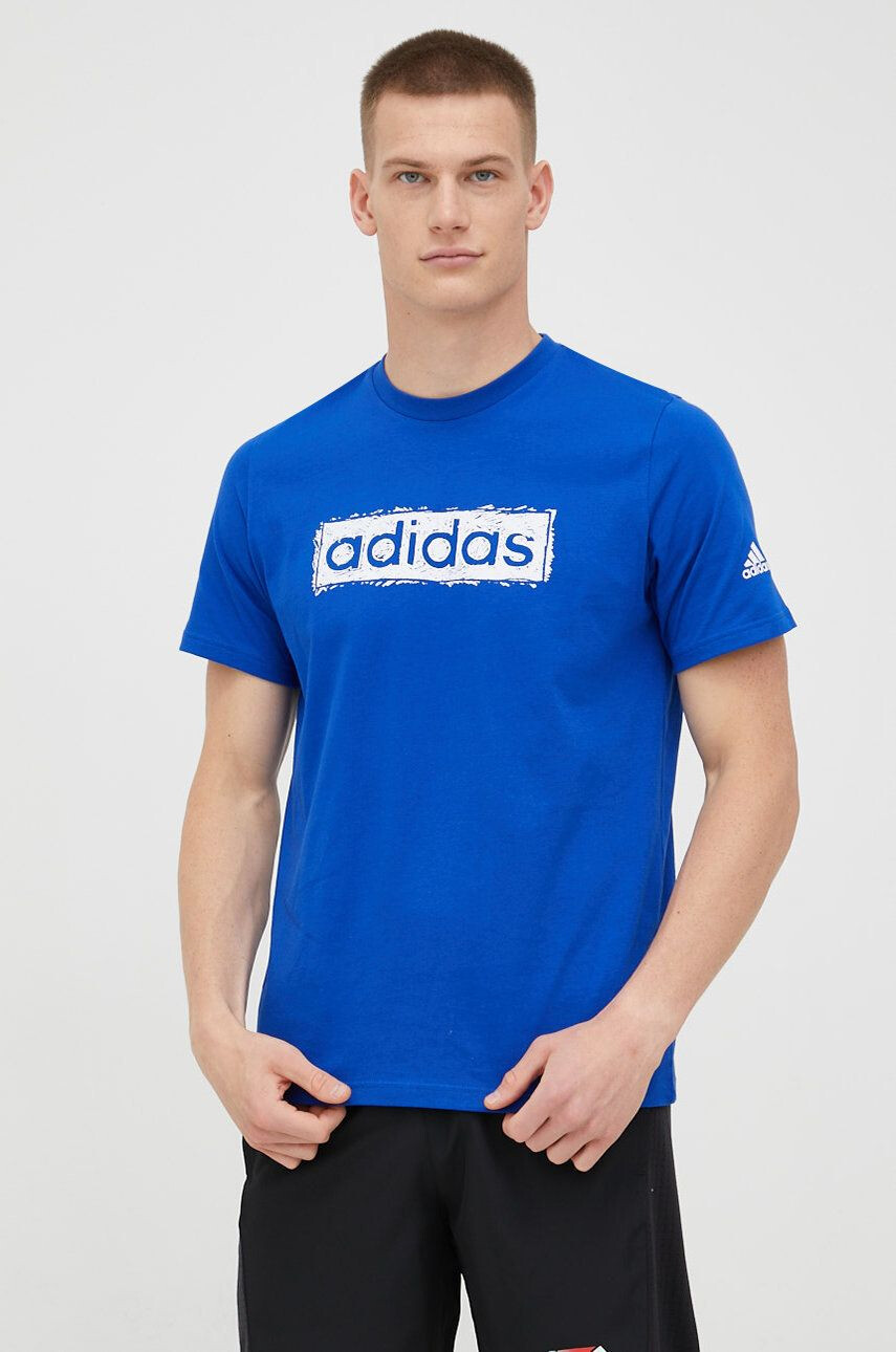 adidas Βαμβακερό μπλουζάκι - Pepit.gr