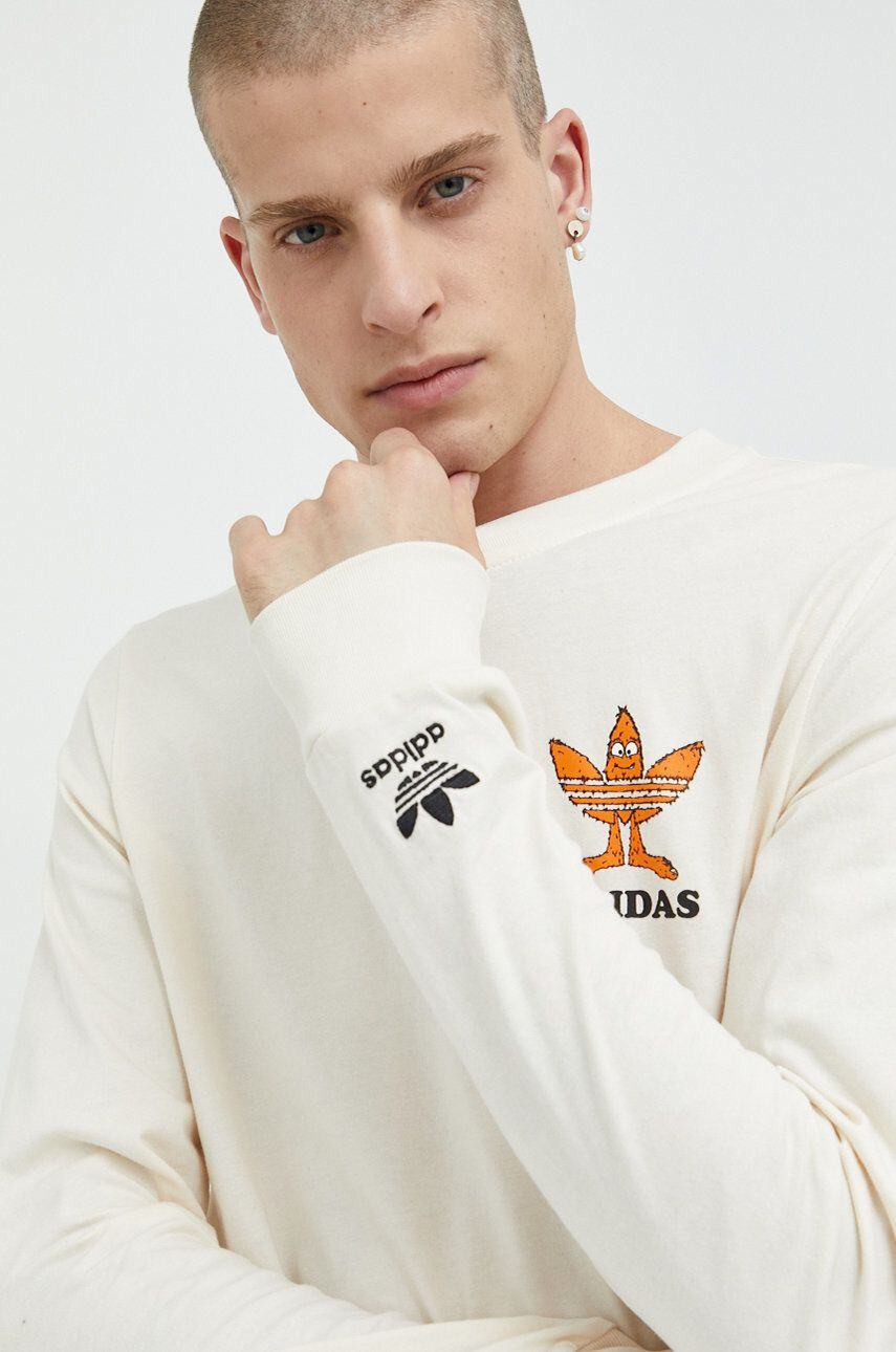 adidas Originals Βαμβακερή μπλούζα με μακριά μανίκια - Pepit.gr