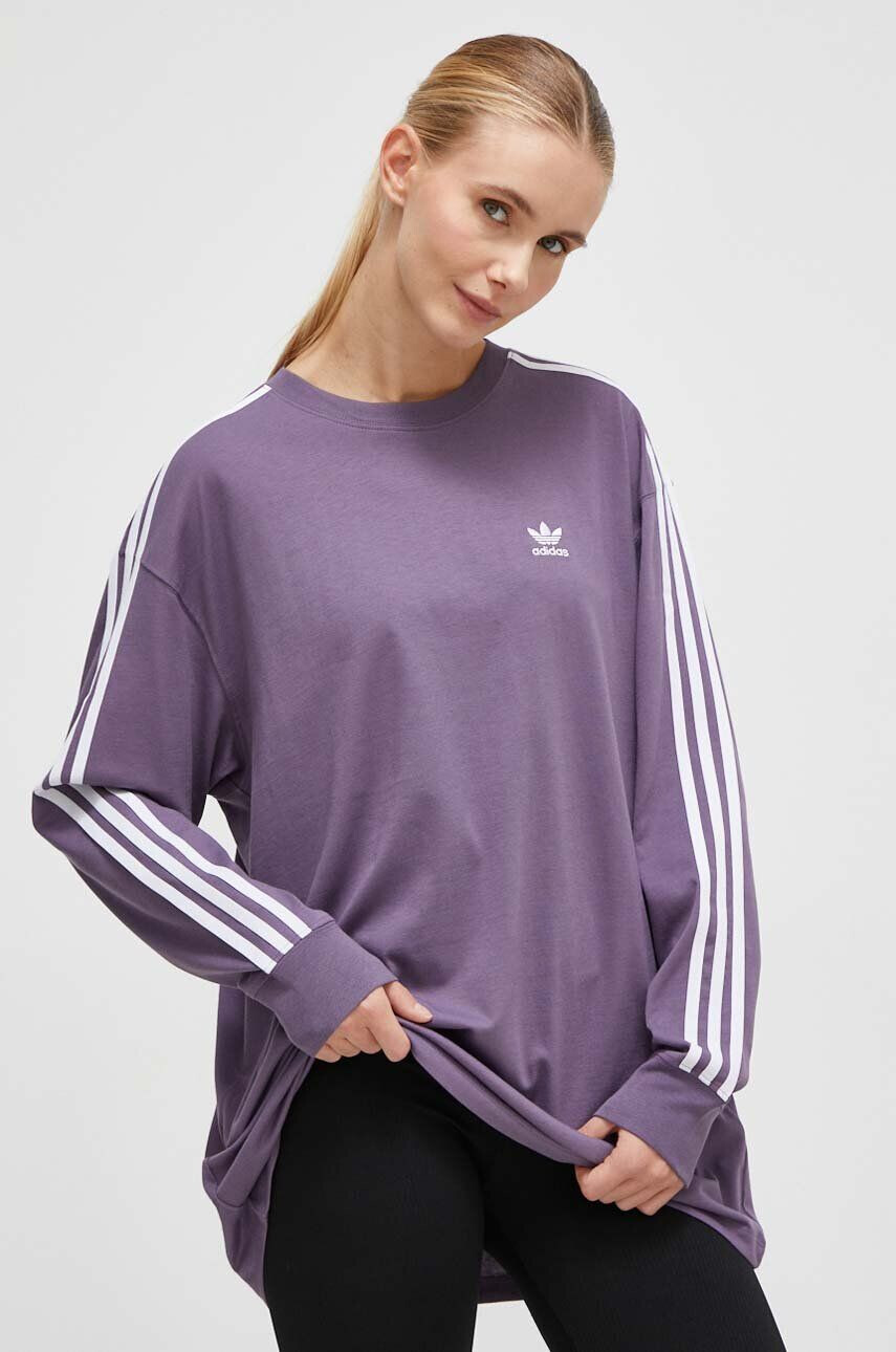 adidas Originals Βαμβακερή μπλούζα με μακριά μανίκια - Pepit.gr