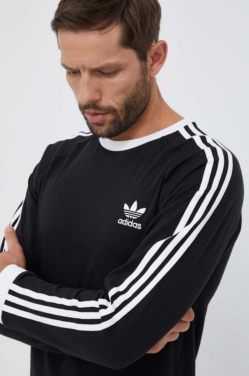 adidas Originals Βαμβακερή μπλούζα με μακριά μανίκια 3-Stripes Long Sleeve Tee - Pepit.gr