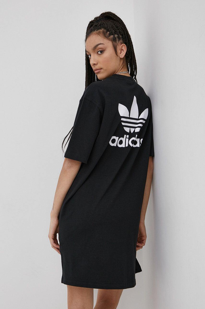 adidas Originals Βαμβακερό φόρεμα Adicolor - Pepit.gr