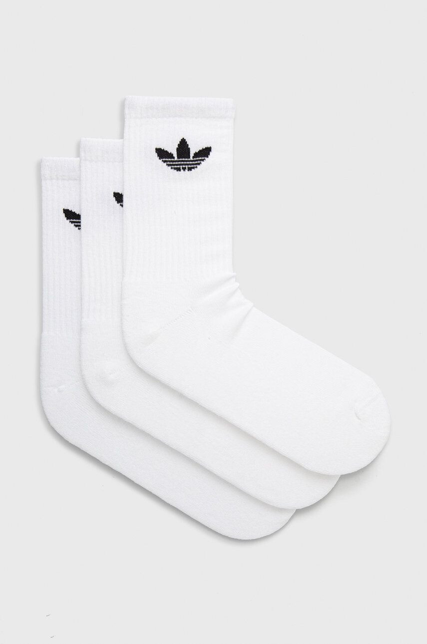 adidas Originals Κάλτσες (3-pack) χρώμα: άσπρο - Pepit.gr