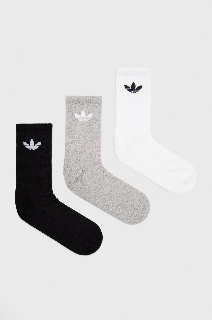 adidas Originals Κάλτσες (3-pack) χρώμα: άσπρο - Pepit.gr