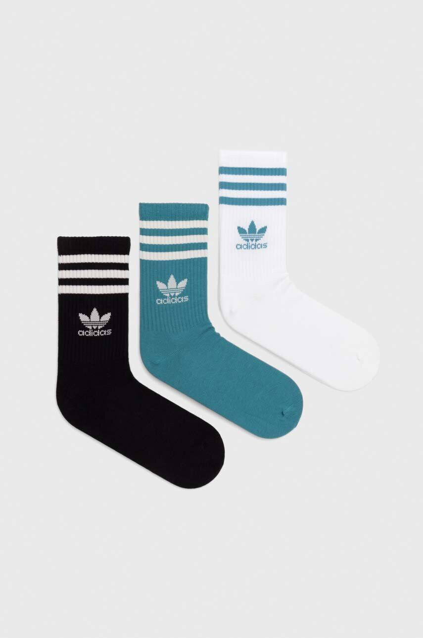 adidas Originals Κάλτσες 3-pack χρώμα: άσπρο - Pepit.gr