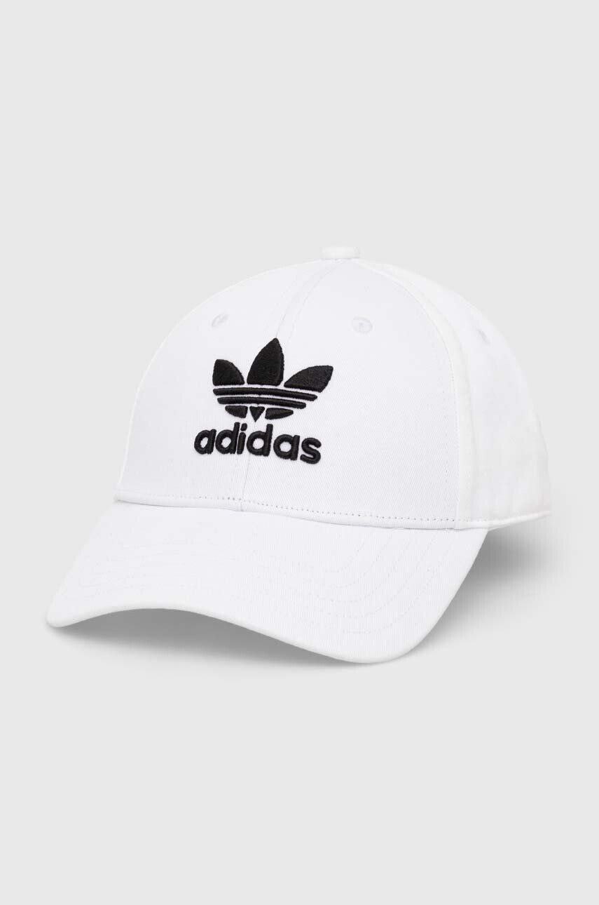 adidas Originals Καπέλο χρώμα: άσπρο - Pepit.gr