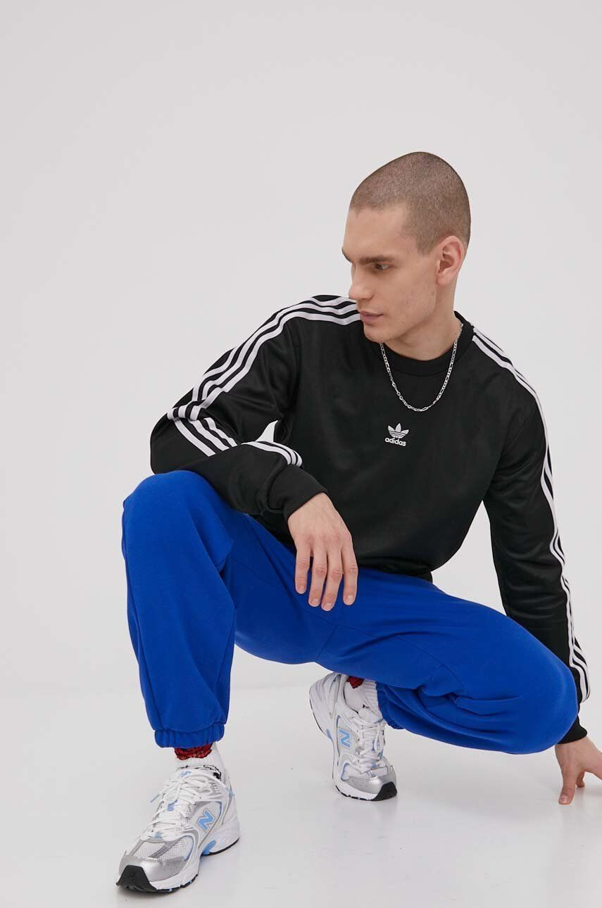 adidas Originals Μπλούζα ανδρικό χρώμα: μαύρο - Pepit.gr