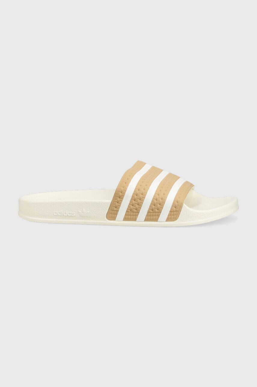 adidas Originals Παντόφλες Adilette GY2102 χρώμα: μπεζ - Pepit.gr