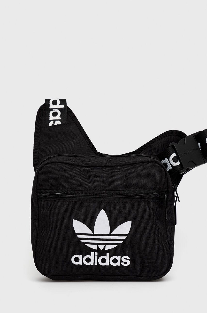 adidas Originals Τσάντα φάκελος χρώμα: μαύρο - Pepit.gr