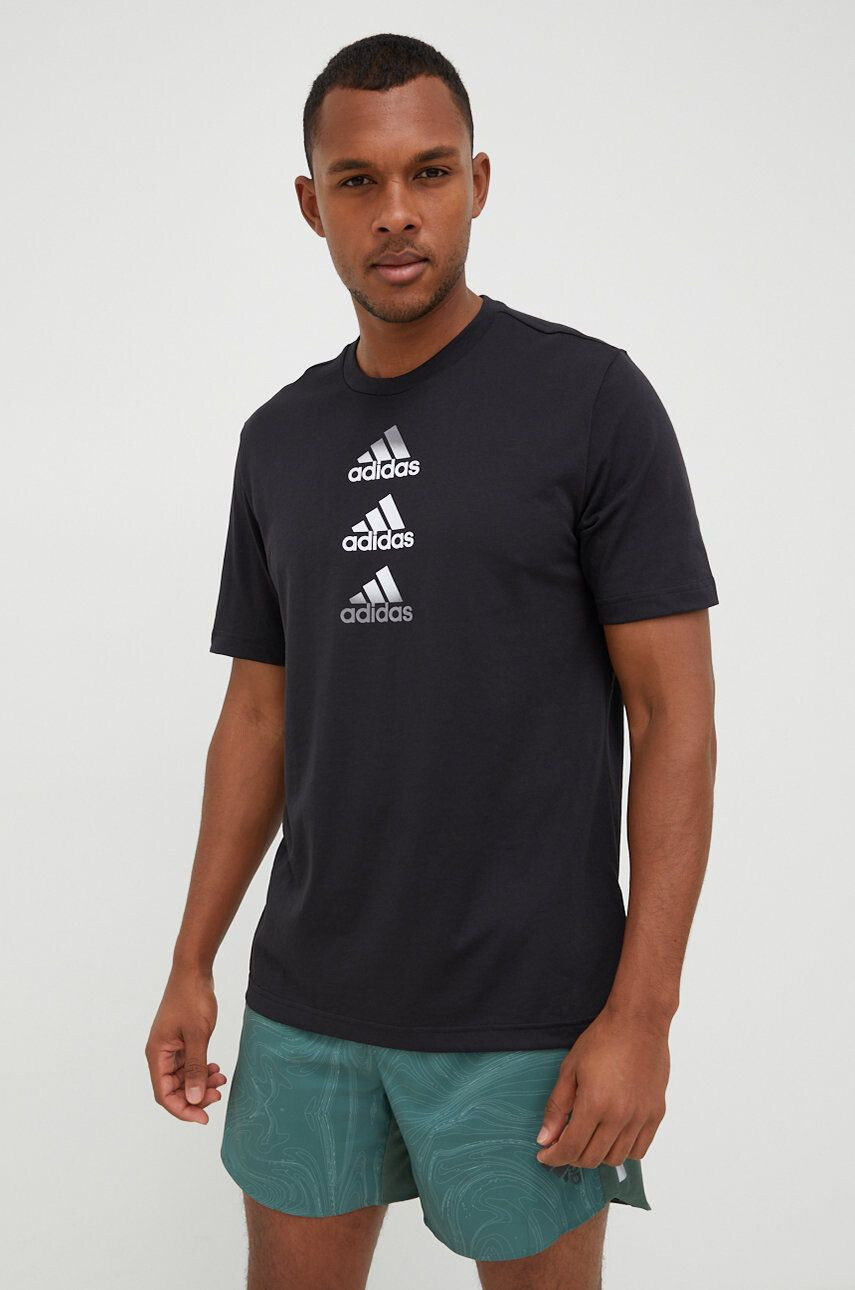 adidas Performance Μπλουζάκι προπόνησης Designed To Move χρώμα: μαύρο - Pepit.gr