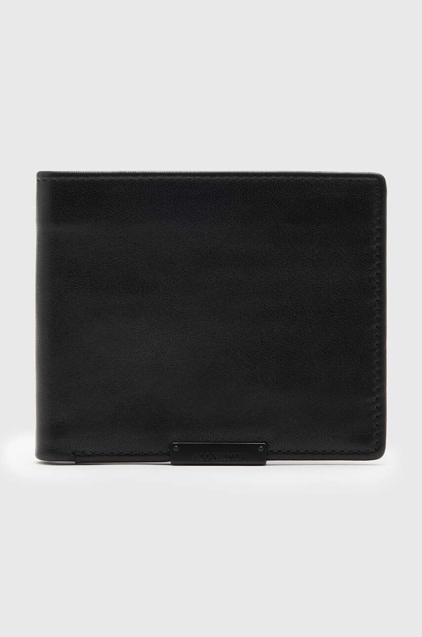 AllSaints Δερμάτινο πορτοφόλι MV507Z ATTAIN CARDHOLDER - Pepit.gr