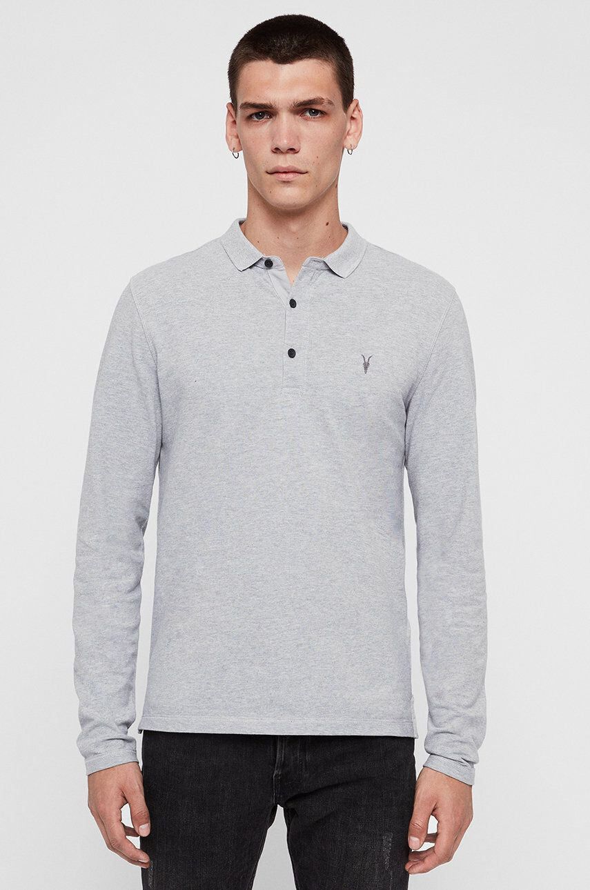 AllSaints Longsleeve Reform Polo - Pepit.gr