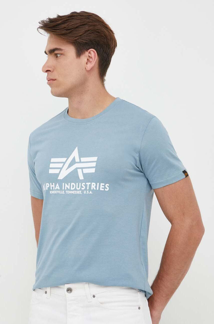 Alpha Industries Βαμβακερό μπλουζάκι - Pepit.gr