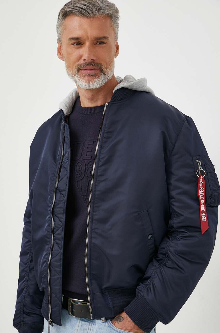 Alpha Industries Μπουφάν bomber MA-1 ZH Back EMB - Pepit.gr