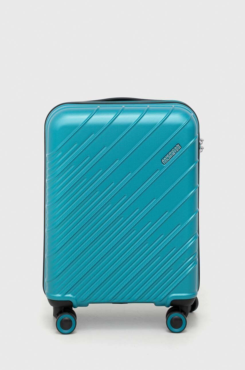 American Tourister Βαλίτσα χρώμα: κίτρινο - Pepit.gr