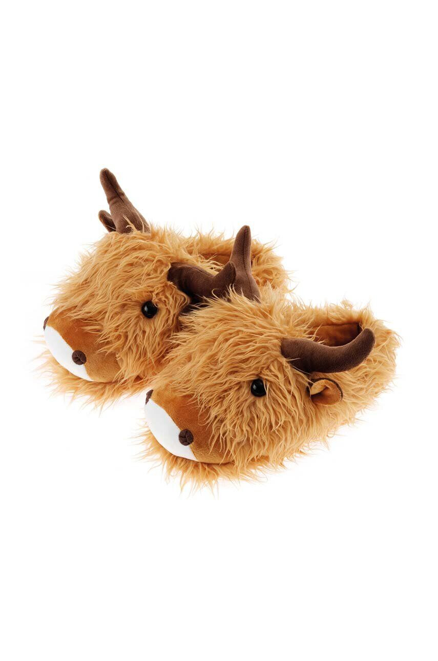 Aroma Home Παντόφλες Highland Cow Slippers - Pepit.gr