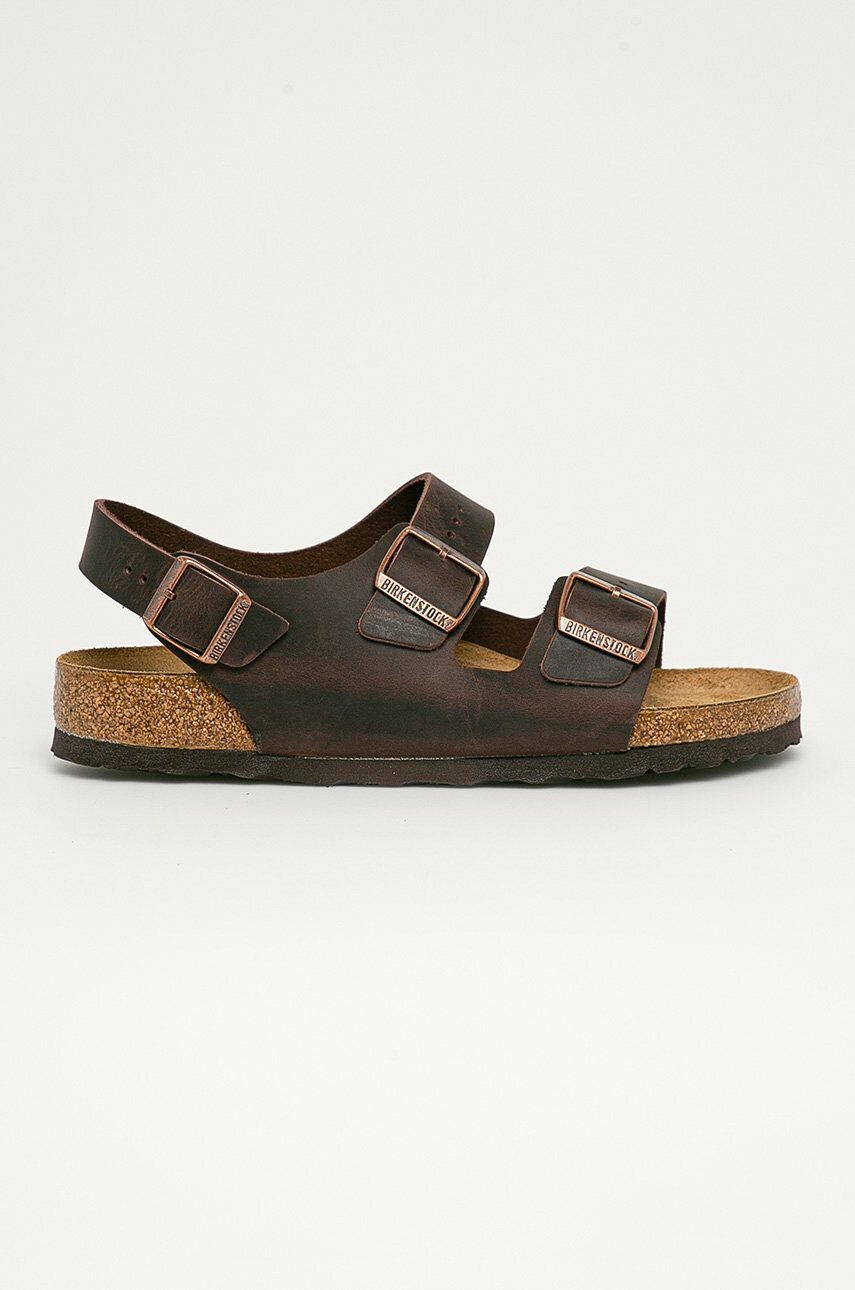 Birkenstock Δερμάτινα σανδάλια Milano - Pepit.gr