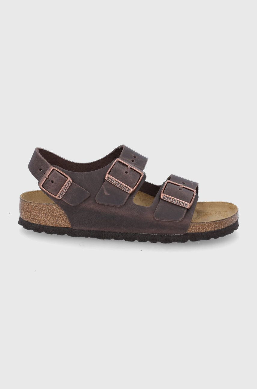 Birkenstock Δερμάτινα σανδάλια Milano - Pepit.gr