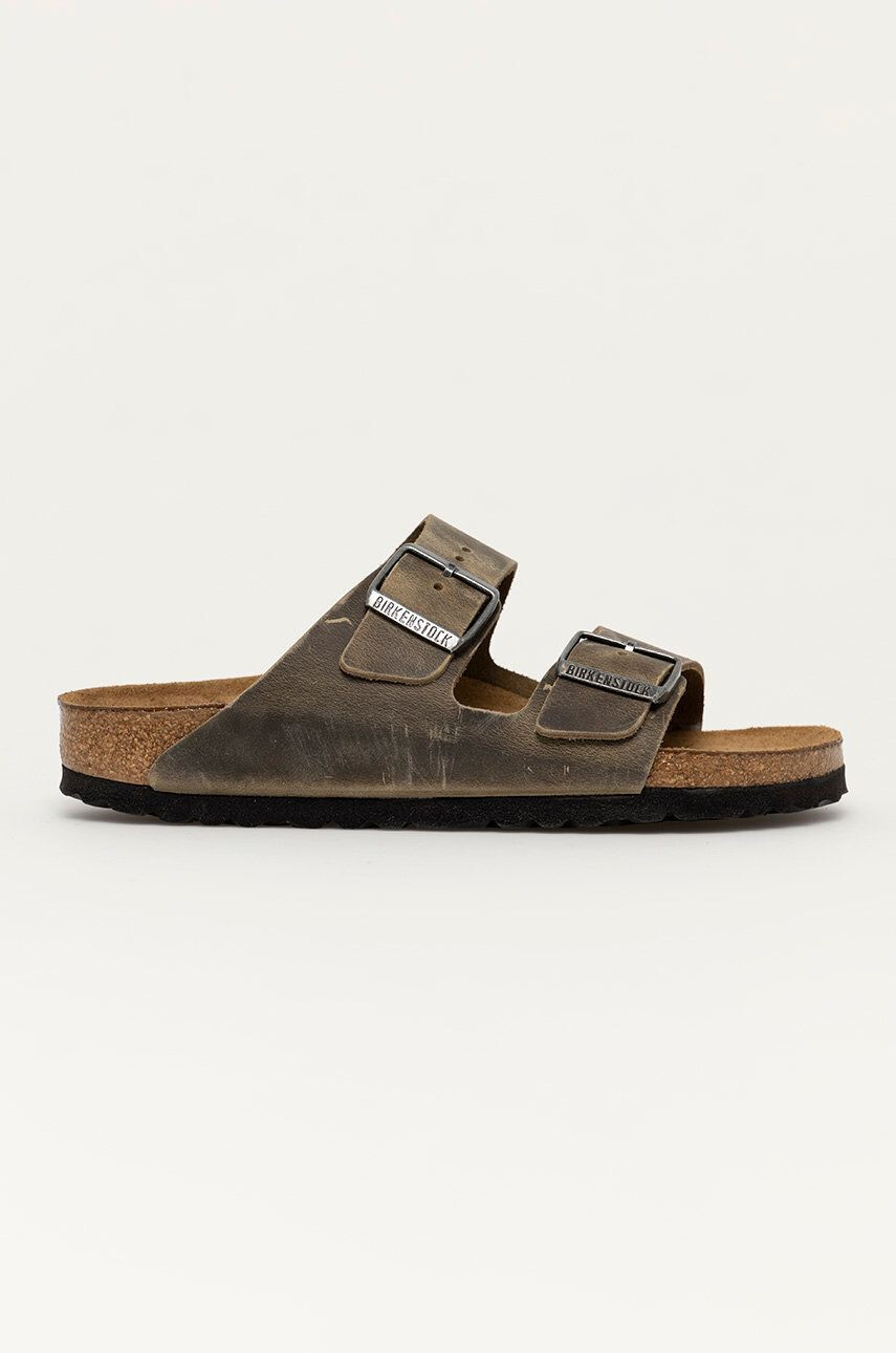 Birkenstock Δερμάτινες παντόφλες - Pepit.gr