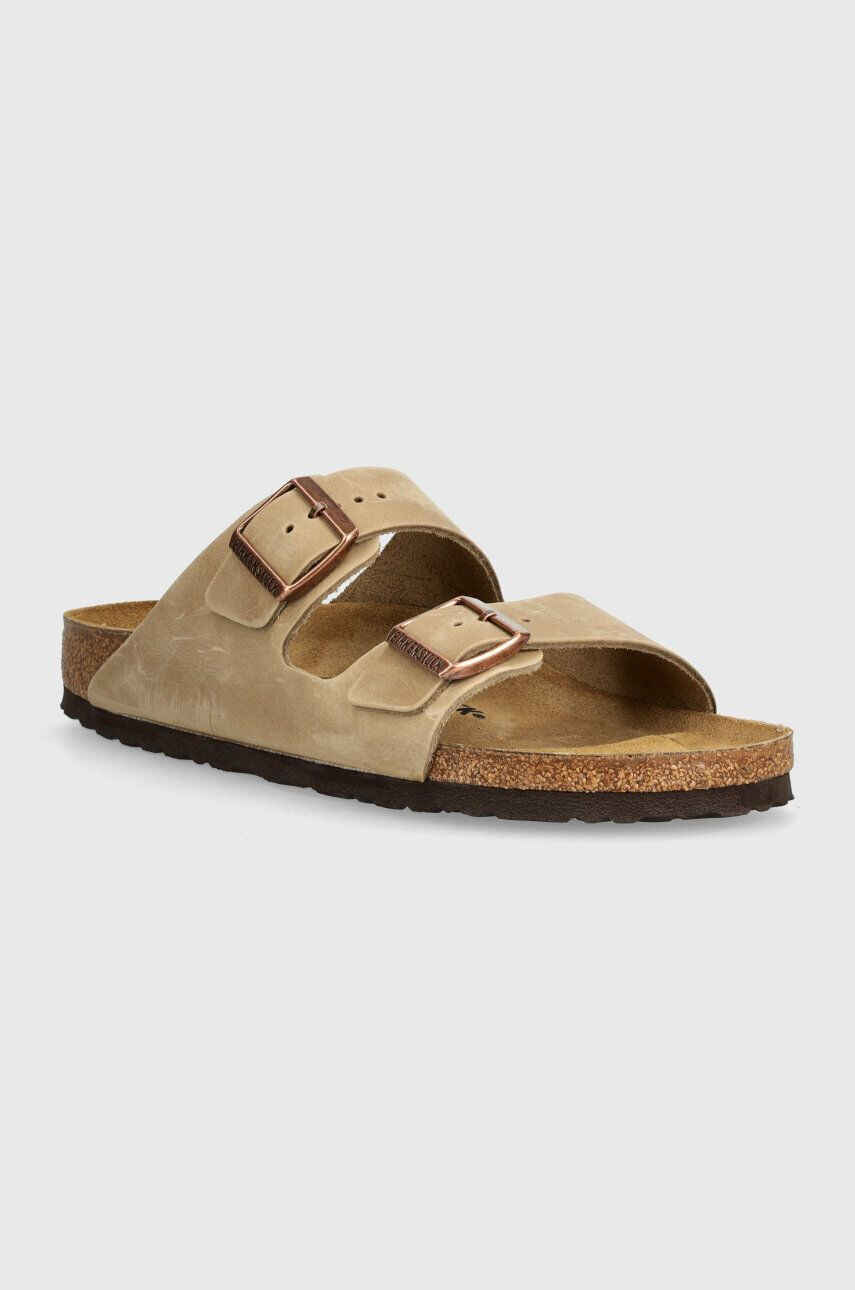 Birkenstock Δερμάτινες παντόφλες Arizona - Pepit.gr