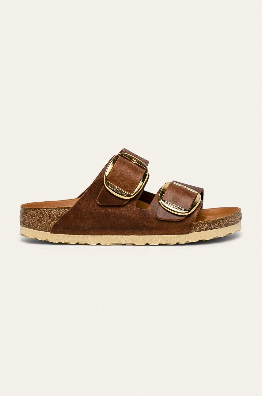 Birkenstock Δερμάτινες παντόφλες Arizona Big Buckle - Pepit.gr