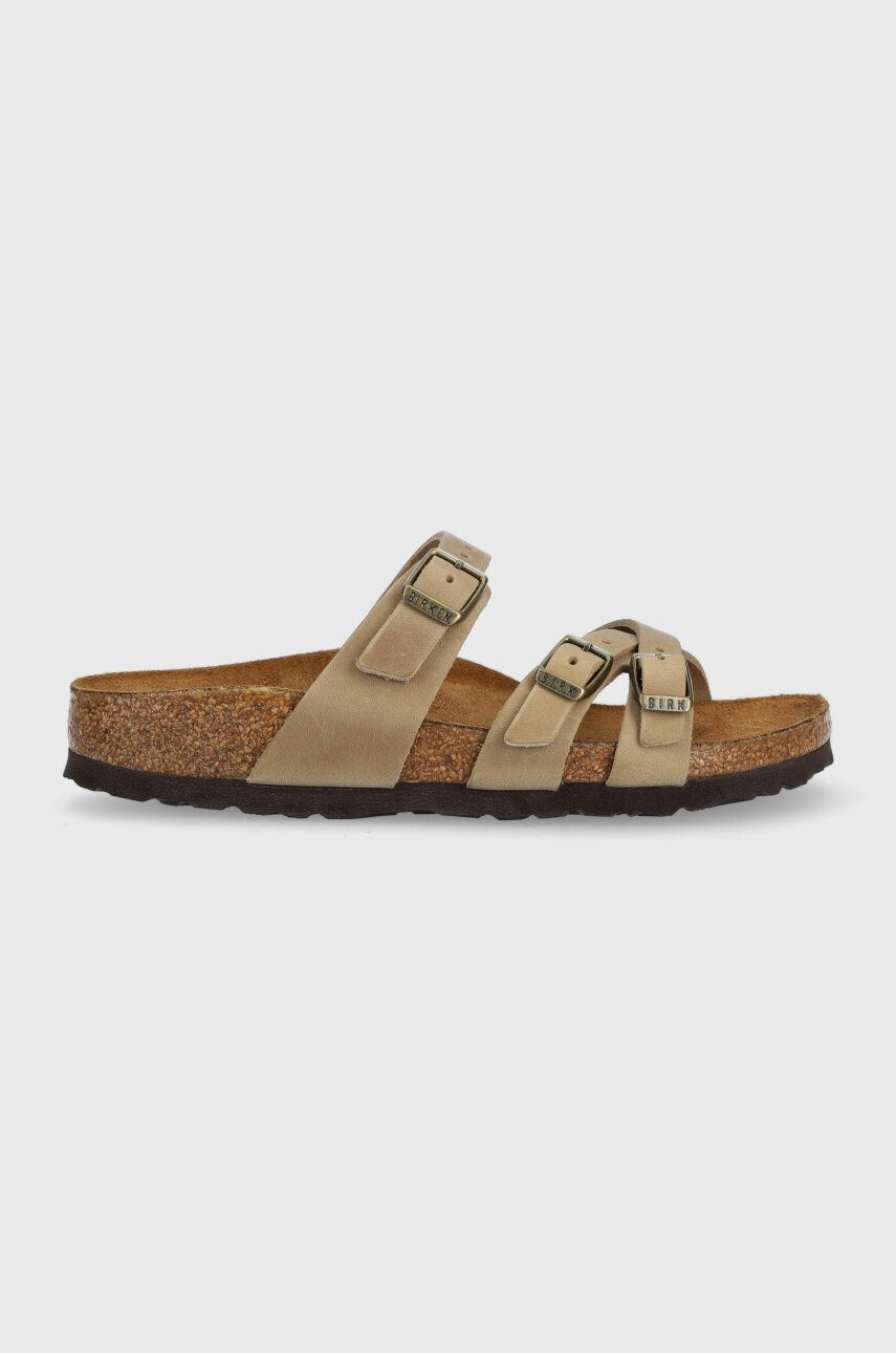 Birkenstock Δερμάτινες παντόφλες Franca - Pepit.gr