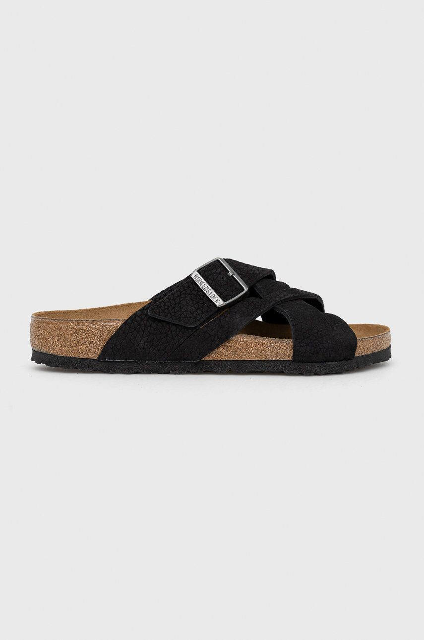 Birkenstock Δερμάτινες παντόφλες Lugano - Pepit.gr