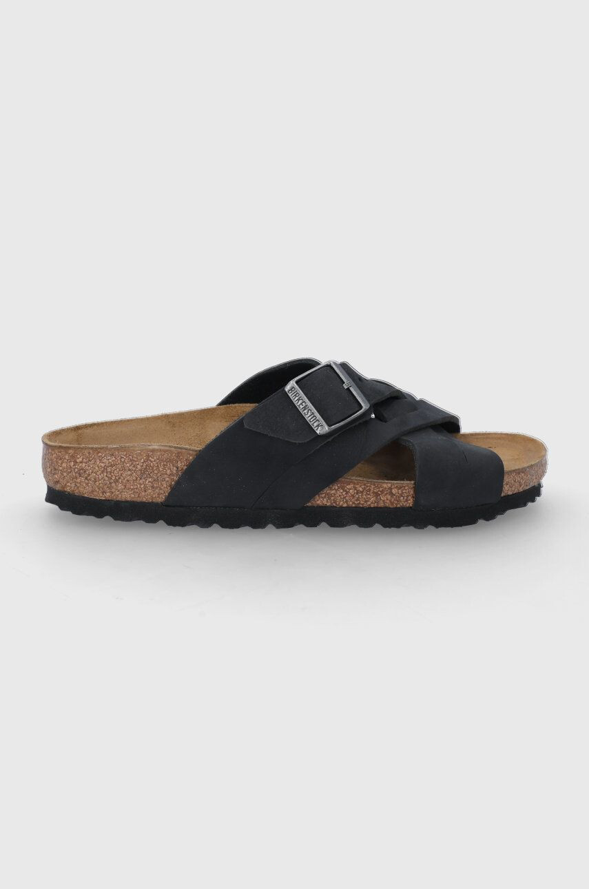 Birkenstock Δερμάτινες παντόφλες Lugano - Pepit.gr