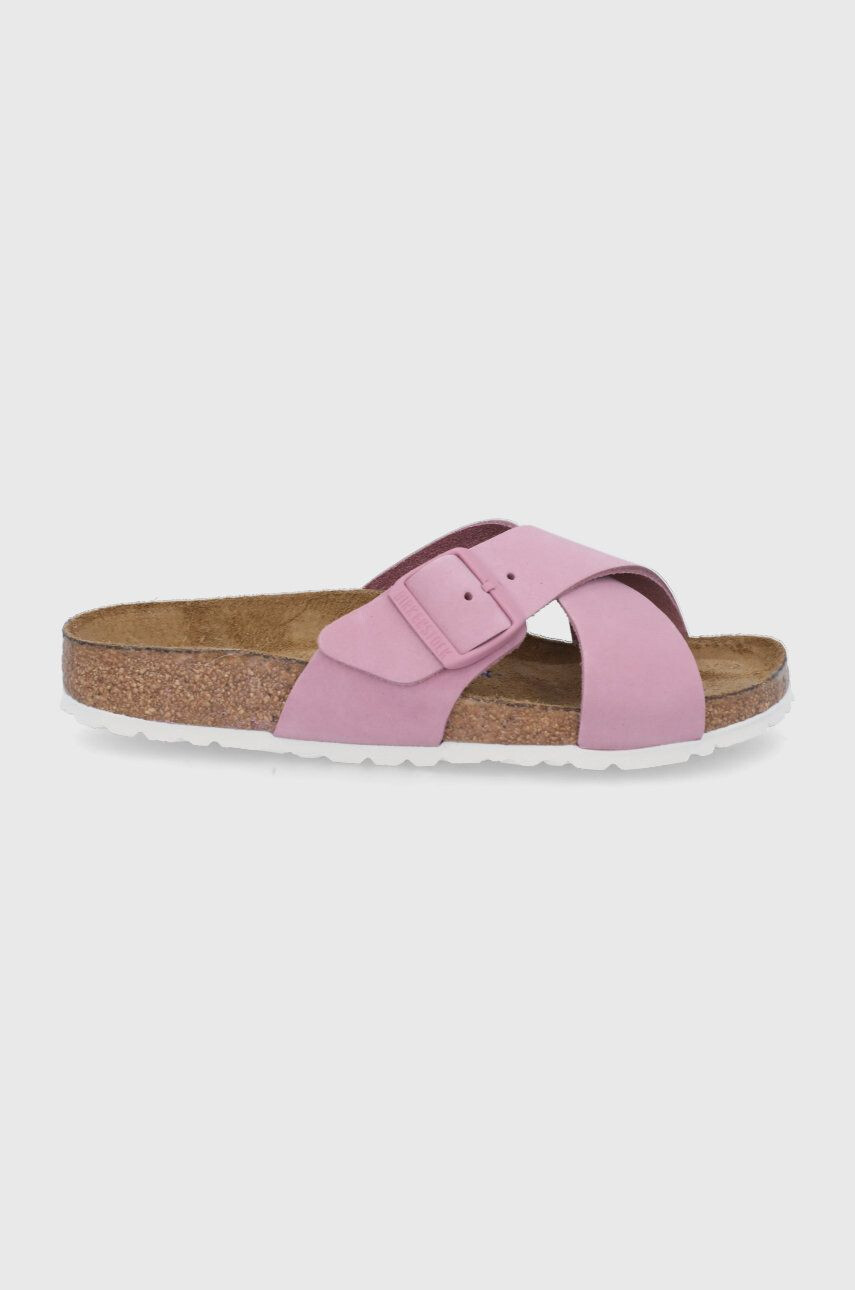 Birkenstock Δερμάτινες παντόφλες Siena - Pepit.gr