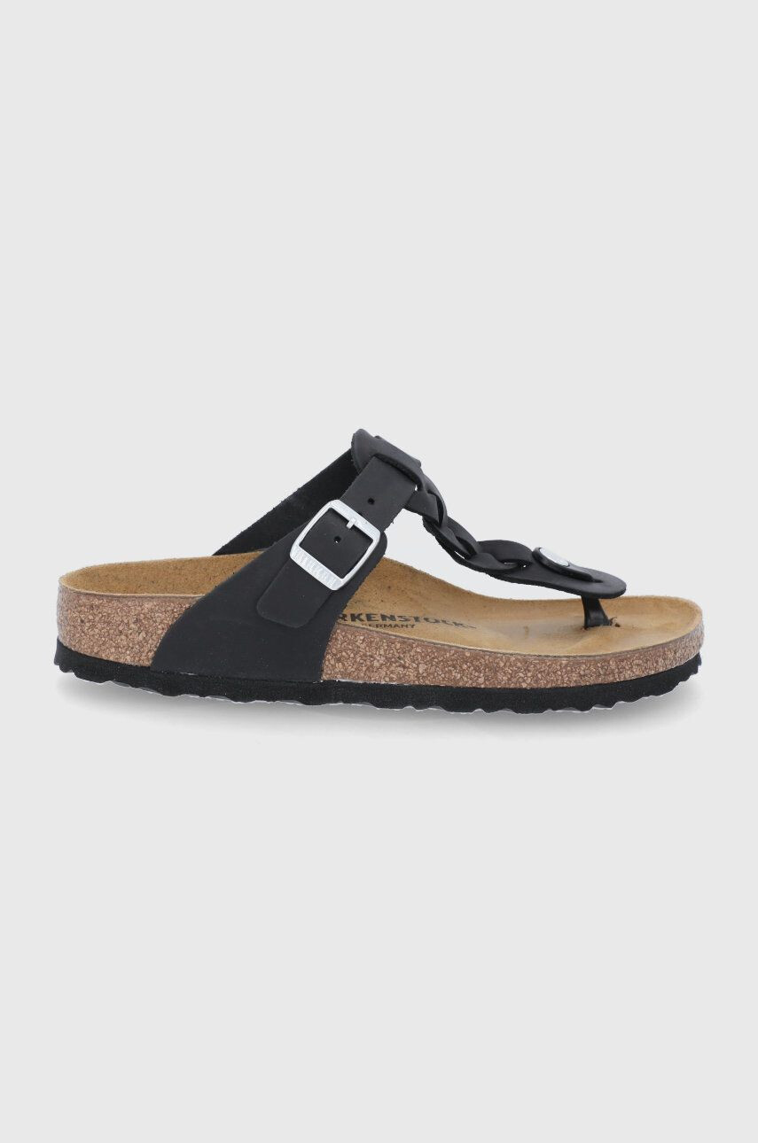 Birkenstock Δερμάτινες σαγιονάρες Gizeh - Pepit.gr