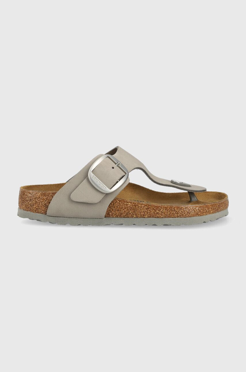 Birkenstock Δερμάτινες σαγιονάρες Gizeh Gizeh Big Buckle - Pepit.gr