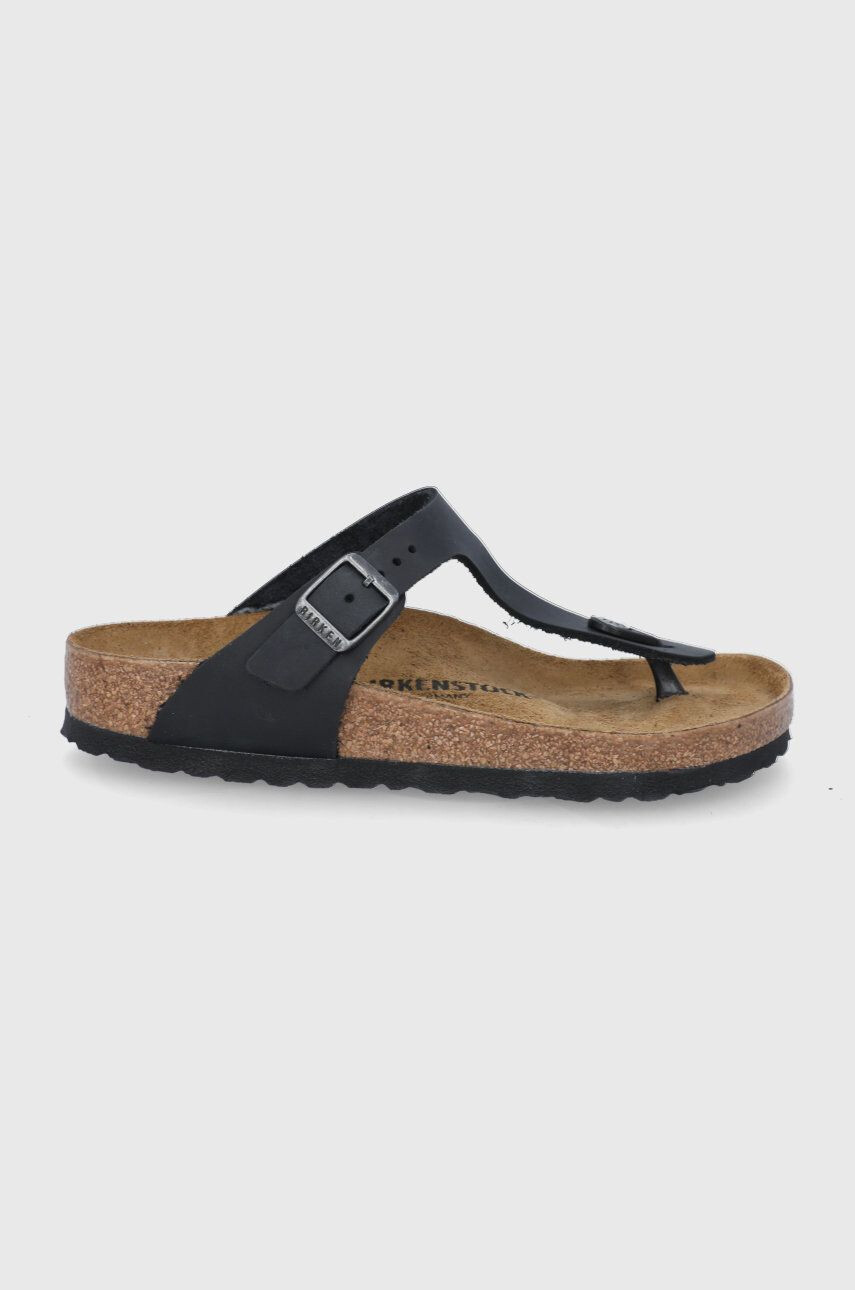 Birkenstock Δερμάτινες σαγιονάρες Gizeh - Pepit.gr