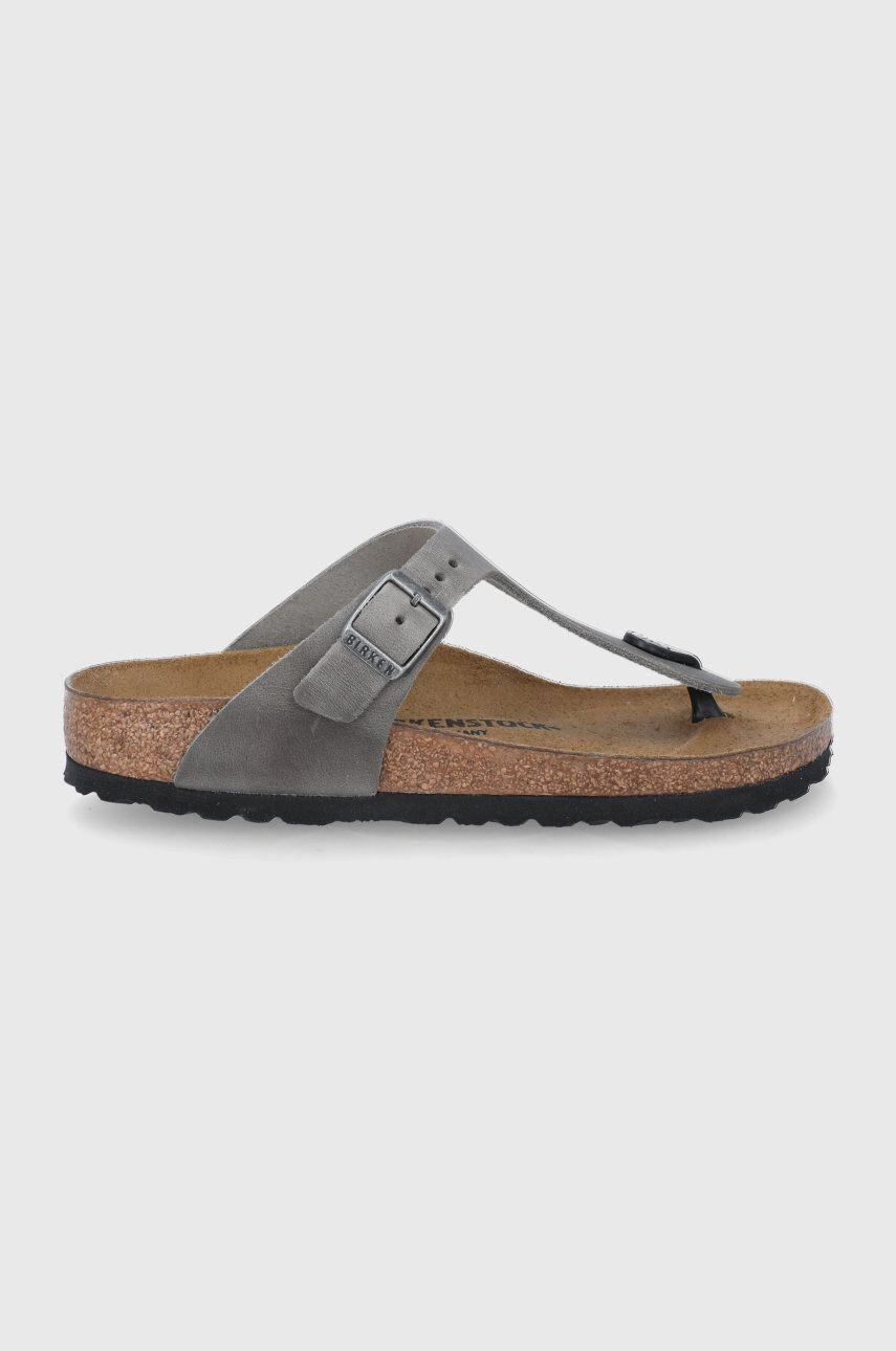 Birkenstock Δερμάτινες σαγιονάρες Gizeh - Pepit.gr