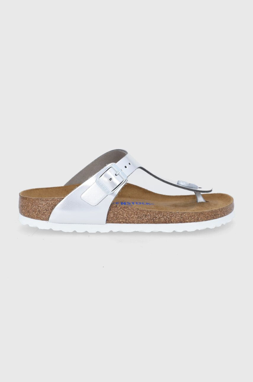 Birkenstock Δερμάτινες σαγιονάρες Gizeh BS - Pepit.gr