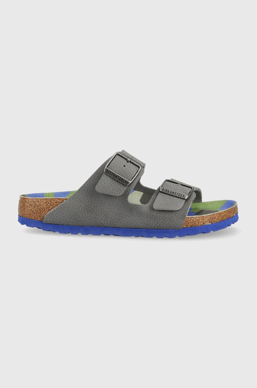 Birkenstock Παιδικές παντόφλες Arizona Kids BF χρώμα: γκρι - Pepit.gr