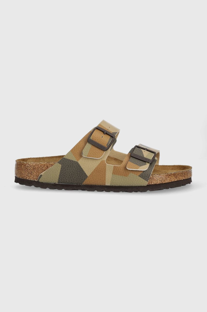 Birkenstock Παντόφλες ARIZONA SFB χρώμα: πράσινο 1024651 - Pepit.gr