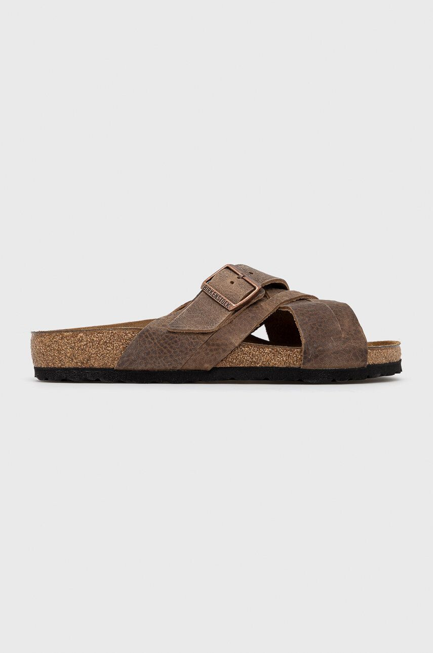 Birkenstock Παντόφλες σουέτ Lugano - Pepit.gr