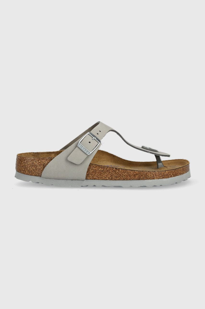 Birkenstock Σαγιονάρες από σουέτ Gizeh SFB - Pepit.gr