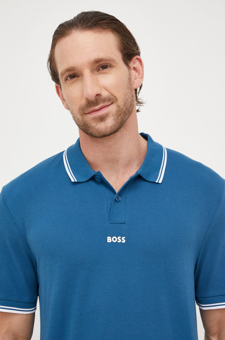 Boss Orange Βαμβακερό μπλουζάκι πόλο BOSS Boss Casual - Pepit.gr