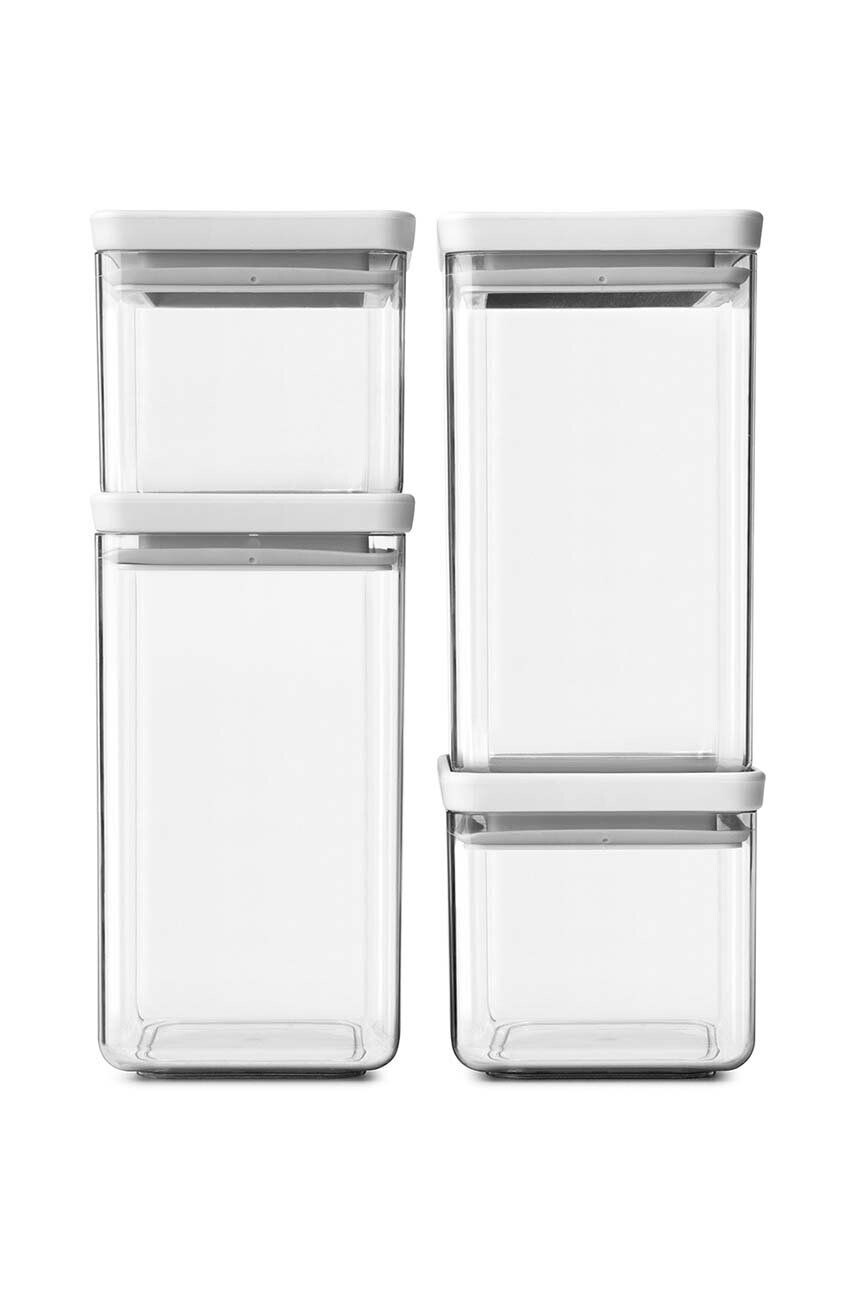 Brabantia Σετ δοχείων αποθήκευσης με καπάκι Tasty+ 4-pack - Pepit.gr